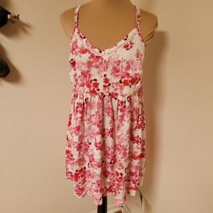 NWT Torrid Pink and White Floral Sundress